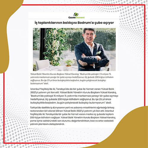 Basında Yüksel Balık