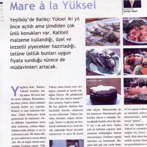 Basında Yüksel Balık