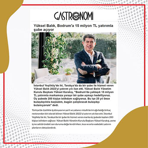 Basında Yüksel Balık