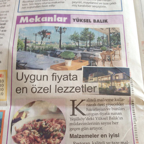 Basında Yüksel Balık