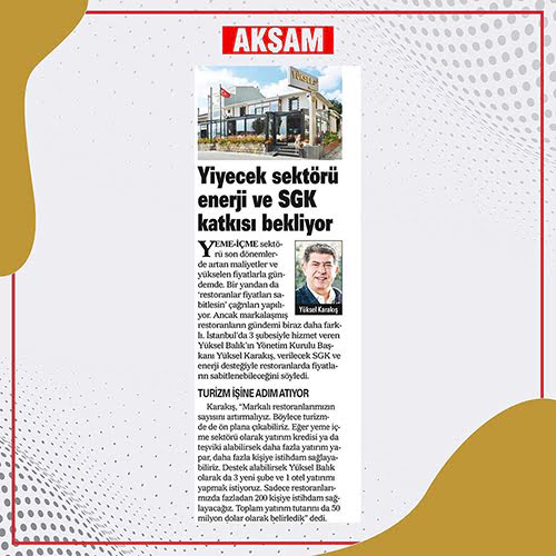 Basında Yüksel Balık